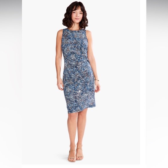 NWOT Nic + Zoe Water Drops Dress Size Small Petite - Picture 3 of 10